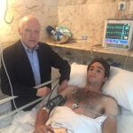 Máximo García Padrós visita a Rafael Serna