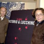 Los diseñadores José Víctor Rodríguez Caro (d), y José Luis Medina, de la firma Victorio &amp; Lucchino.