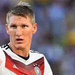 Bastian Schweinsteiger con Alemania.