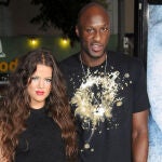 Khloe Kardashian y su ex marido, Lamar Odom