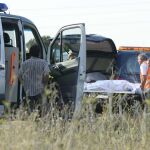 Accidente de tráfico ocurrido el pasado dos de julio en las inmediaciones del municipio vallisoletano de Cigales