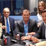 Rivera, junto a Conde, en un programa de televisión en 2013