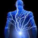Batería móvil cargada con energía corporal