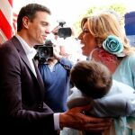 Pedro Sánchez con Susana Díaz, en la feria de abril de Sevilla
