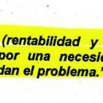 Extracto de uno de los correos internos de Afinsa, incorporados al informe pericial, que revelan cuál era la situación y el modelo de gestión de la sociedad