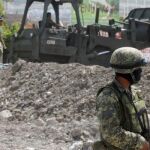 Un soldado mexicano en Monterrey