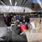 La Asamblea Nacional de la CUP, reunida ayer en Sabadell. Sus más de 3.000 asistentes acudieron por tercera vez a las urnas