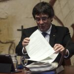 El presidente de la Generalitat, Carles Puigdemont.