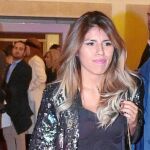 Isa, en el concierto de su madre