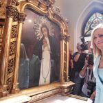 La presidenta de la Comunidad de Madrid, Cristina Cifuentes, sí acudió a la misa solemne en la Parroquia de La Paloma y San Pedro el Real