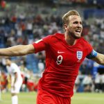 Harry Kane celebra el gol de la victoria en el descuento ante Túnez / Efe