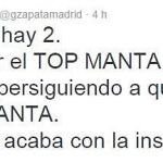 Zapata defendió en su Twitter la necesidad de distinguir entre copias y falsificaciones y fue cuestionado por muchos usuarios si lo que propone es «regular» a las mafias