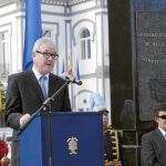 Ramón Luis Valcárcel, durante su intervención en el acto desarrollado en Melilla con motivo del XXXII aniversario de la Constitución