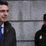 El ministro de Industria, Juan Manuel Soria, ayer en el Congreso de los Diputados.