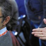 Desde la barrera. Así es como está viendo Eduardo Madina la enésima crisis que atraviesa el PSOE.
