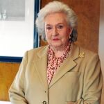 La Infanta Doña Pilar, ayer, tras la presentación del Rastrillo de Nuevo Futuro