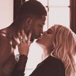 Khloé Kardashian mostrando su amor por Tristan Thompson en Instagram