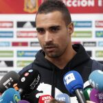 Sergio Asenjo, en la Ciudad del Fútbol en Las Rozas (Madrid).