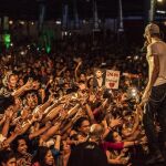 Imagen del concierto de Enrique Iglesias en Colombo.