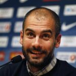 El entrenador del FC Barcelona, Josep Guardiola
