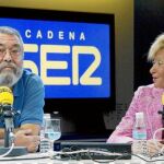 La vicepresidenta primera y el líder de UGT coincidieron ayer en la Cadena Ser
