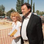 El alcalde y Maribel Montaño