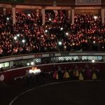 Pasíllo en el festival Virgen de Triana que se celebró anoche en La Belmonte de Quito
