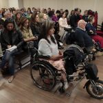 Imagen de los afectados durante la celebración del juicio