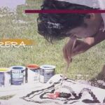 Miguel Ángel Perera emula a Picasso y pinta con niños su vestido para la Corrida Picassiana