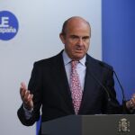 El ministro español de Economía y Competitividad, Luis de Guindos
