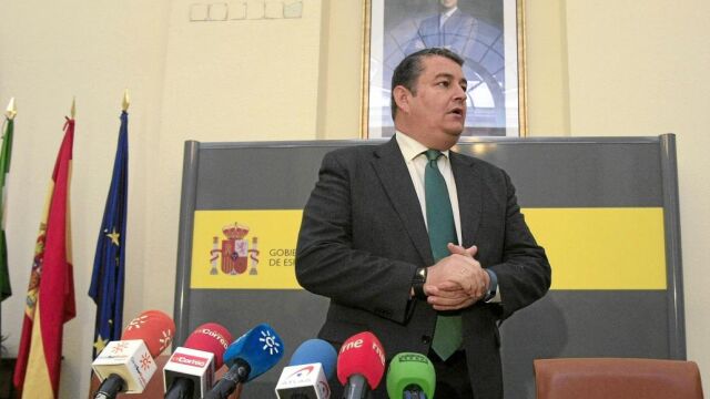 El delegado de Gobierno en Andalucía, Antonio Sanz, en una imagen de archivo