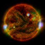 La imagen se ha conformado con las observaciones de tres telescopios el 29 de abril