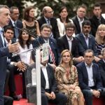 Iñigo Urkullu, en el acto de celebración el 120 aniversario de la fundación del PNV en la Casa de Juntas de Gernika.