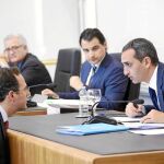 El presidente de la Diputación, César Sánchez, en el pleno de la institución
