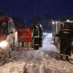 Servicios de emergencia en la zona donde se ha estrellado el avión