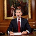 Felipe VI dirige un mensaje a los españoles el 3 de octubre tras el referéndum ilegal ´del 1-O. EFE/Casa de S.M. el Rey/Francisco Gómez