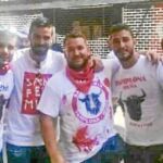 Imagen de los cinco condenados por la agresión sexual en los Sanfermines de 2016
