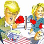 En las primarias se elegirán a los dos aspirantes a la Casa Blanca. Del bando republicano los mejor posicionados son Trump, Cruz, Rubio y un lánguido Bush. Del demócrata, Hillary Clinton arrasa en los sondeos nacionales pero Sanders se está convirtiendo en una piedra en el zapato