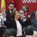 Estrella Morente, durante su actuación en el acto de imposición de Medallas y Condecoraciones de la Orden del Dos de Mayo.