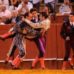 Imagen de la cornada en la Maestranza de Sevilla