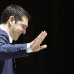 El primer ministro griego Alexis Tsipras, ayer en Atenas