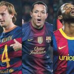 Aleix Vidal, Rakitic, Adriano, Keita y Alves