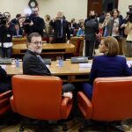 Reunión del grupo parlamentario popular en el Congreso.