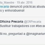 El alegato contra las «becas por trabajo» de rita Maestre. La portavoz del Gobierno de Carmena siempre se ha caracterizado por su frontal rechazo a las prácticas sin remuneración o en «fraude de ley». Así lo ha expresado siempre en las redes sociales como demuestra este