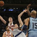 Marc Gasol durante el cunetro ante los New York Knicks.