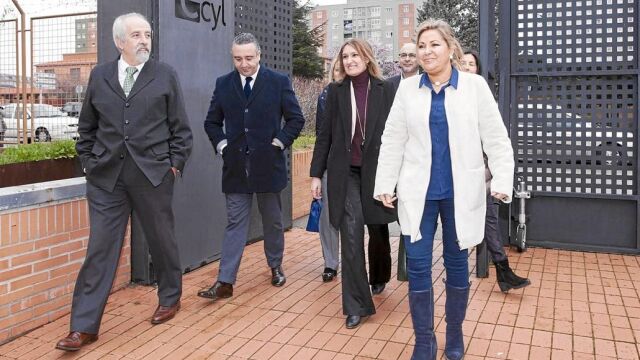 La vicepresidenta Rosa Valdeón visita el Centro de Formación de Referencia Nacional de Salamanca