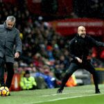 Mourinho y Guardiola, en uno de sus duelos