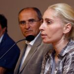 La madre de Yéremi Vargas, Ithaysa Suárez; en una imagen de archivo