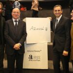 Presentación, el pasado miércoles, del Premio Azorín de Novela 2017