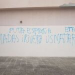 Imagen de la pintada denunciada por Inés Arrimadas
